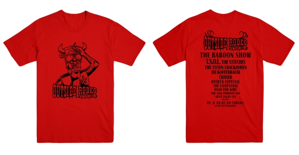 Outside Rodeo - Festivalshirt 2023 - T-Shirt Gr.S